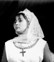 Rómeó és Júlia – 1988;  a Dajka (Sudár Annamária) – fotó: Szűts Miklós